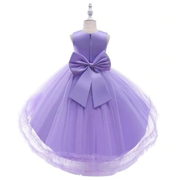 Special Occasion Formal Princess Wedding Flower and Piano Girl Dress 5065 - Picture 3 of 7